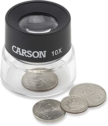 Carson LL-10 10x LumiLoupe Stand Magnifier Loupe