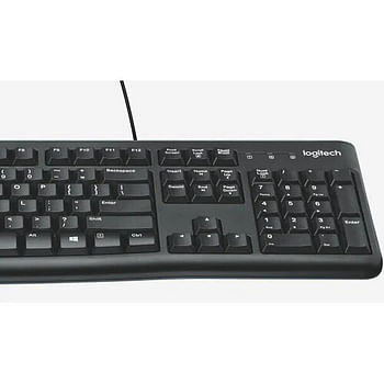 Logitech Combo Mk120 Corded Keyboard & Mouse Combo (920-002565) Black