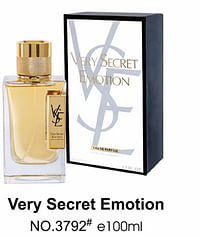 Very Secret Emotion 3792 Unisex long lasting perfume 100ml