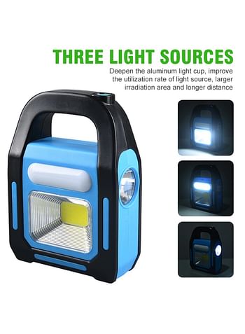 Hurry Bolt Genuine Big Size Rechargeable LED Work Light, Work Lamp Solar Flashlight