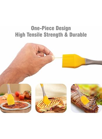 Silicone Basting BBQ Brush High Quality Kitchen Utensils For Baking Pastry Bread Grill Perfect for Camping & Outdoor