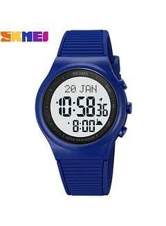 SKMEI 1981 Muslim  Azan Men Watches for Prayer with Qibla Compass Adhan Alarm Hijri Islamic Wristwatch