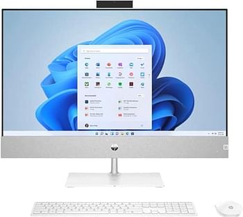 HP Pavilion 27-CA2031 All-in-one Core i5-13400T 13th Gen -  512GB SSD - 8GB - 27 Inch Display -  (1920x1080) Touchscreen Win 11 - Keyboard and  Mouse - White