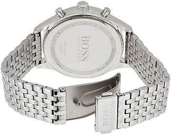 Hugo Boss Men’s Chronograph Quartz Stainless Steel Black Dial 44mm Watch 1513652