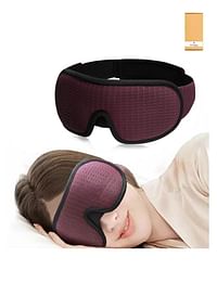 Breathable 3D Contoured Cup Block Out Light Eye Mask for Sleeping Travel Blindfold Concave Design Sleeping Aid Face Mask Eye-patch