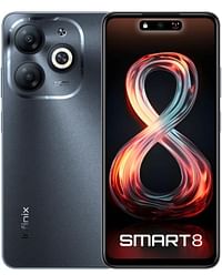 INFINIX Smart 8 64GB+3GB (4G) UAE Release (Timber Black)