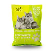 Cat Partner Bentonite Dust Free Clumping Litter - Green Apple 10L