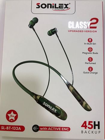 Wireless Neckband SL-BT132 SONILEX BLUE