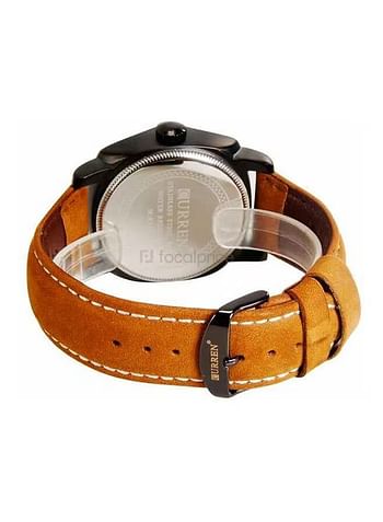 Curren 8158 Mens Casual Water Resistant Analog Watch  - Brown