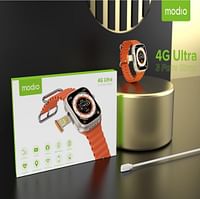 Modio 4G Ultra 2.2 Inch HD Display Smart Watch (Black)