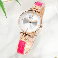 CURREN Original Brand Stainless Steel Band Wrist Watch For Women 9058