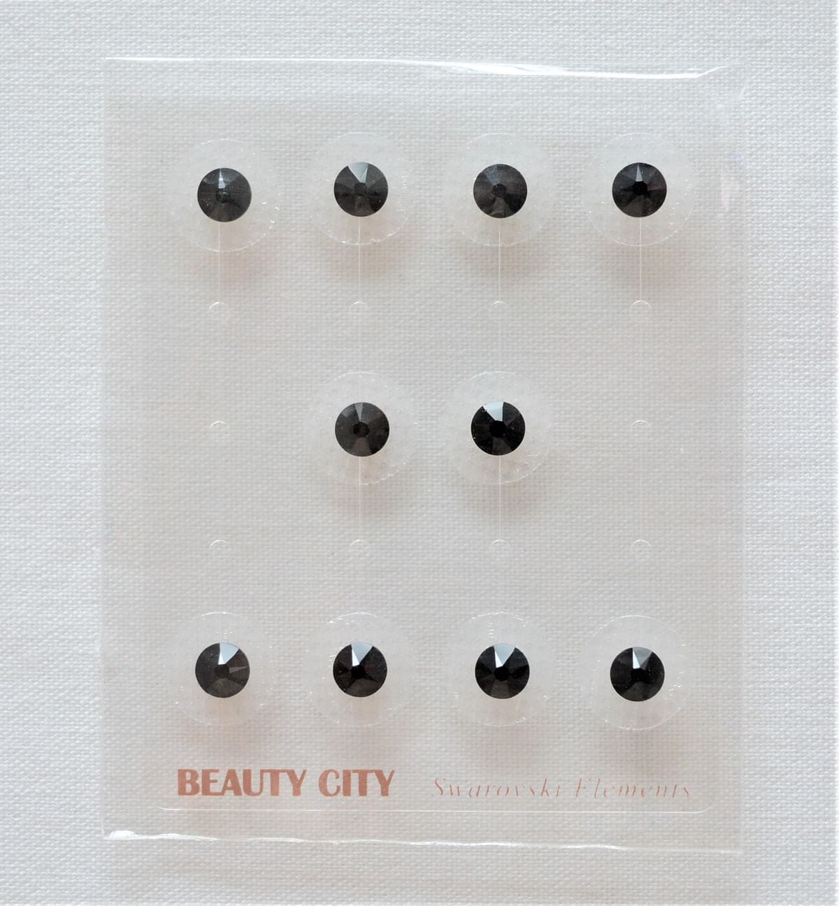 Swarovski Crystals Elements Ear, Face, Body Seeds Non - Piercing Black Pearl