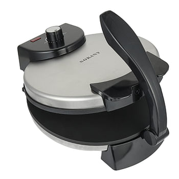 Sokany KJ-507 Roti/Chapati Maker, Tortilla Press, 32 cm, Non-Stick Coating, Automatic Temperature Control