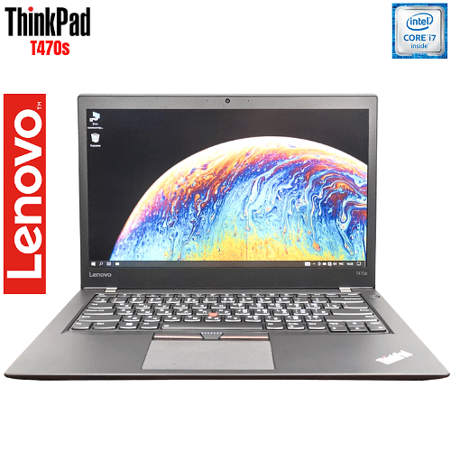 Lenovo ThinkPad T470s UltraBook | Intel Core i7-6th Gen | Ram 12GB DDR4 | SSD 256GB | 14-Inch Screen | Windows 10