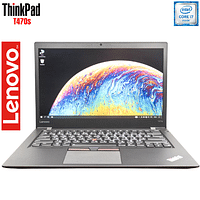 Lenovo ThinkPad T470s UltraBook | Intel Core i7-6th Gen | Ram 12GB DDR4 | SSD 256GB | 14-Inch Screen | Windows 10