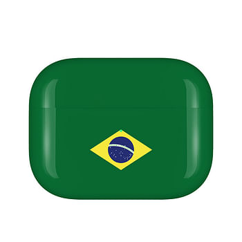 Apple Airpods Pro (2nd Generation) Customized By Caviar Glossy Brazil Flag