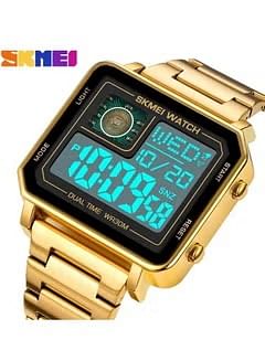 SKMEI Men Electronic Watch Waterproof Multifunction Wristwatch Fashion  Business Style For Men 2033