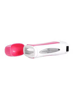 Depilatory Roll On Electric Wax Heater White/Pink