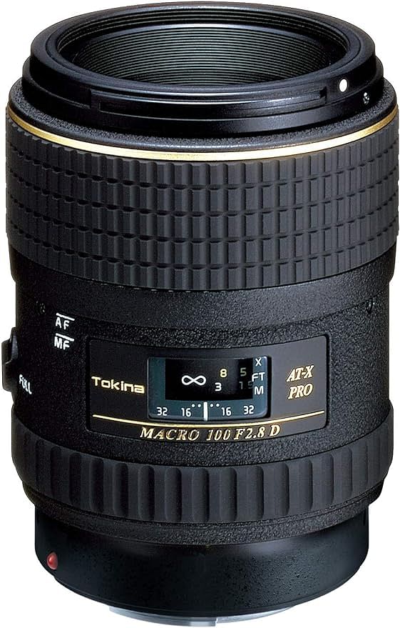 Tokina at-X 100mm f/2.8 PRO D Macro Lens for Canon EOS Digital and Film Cameras