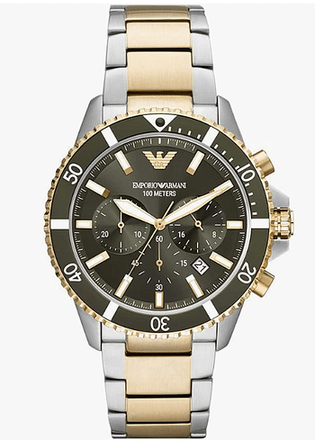 Emporio Armani Analog Green Dial Men's Watch-AR11361