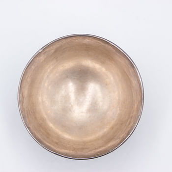 Silver and Amber Bowl - Made in Nepal