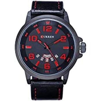 CURREN 8240 Men Japan Movement Quartz Watch Leather Strap Wrist Watches For Men With Date Calendar Male Watch