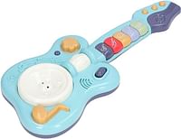 لعبة موسيقية إلكترونية، جيتار محمول للأطفال - أزرق
