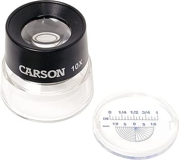 Carson LumiLoupe Series Pre-Focused Stand Magnifier Loupes (LL-20)