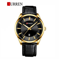 CURREN 8365 Original Brand Leather Straps Wrist Watch For Men,