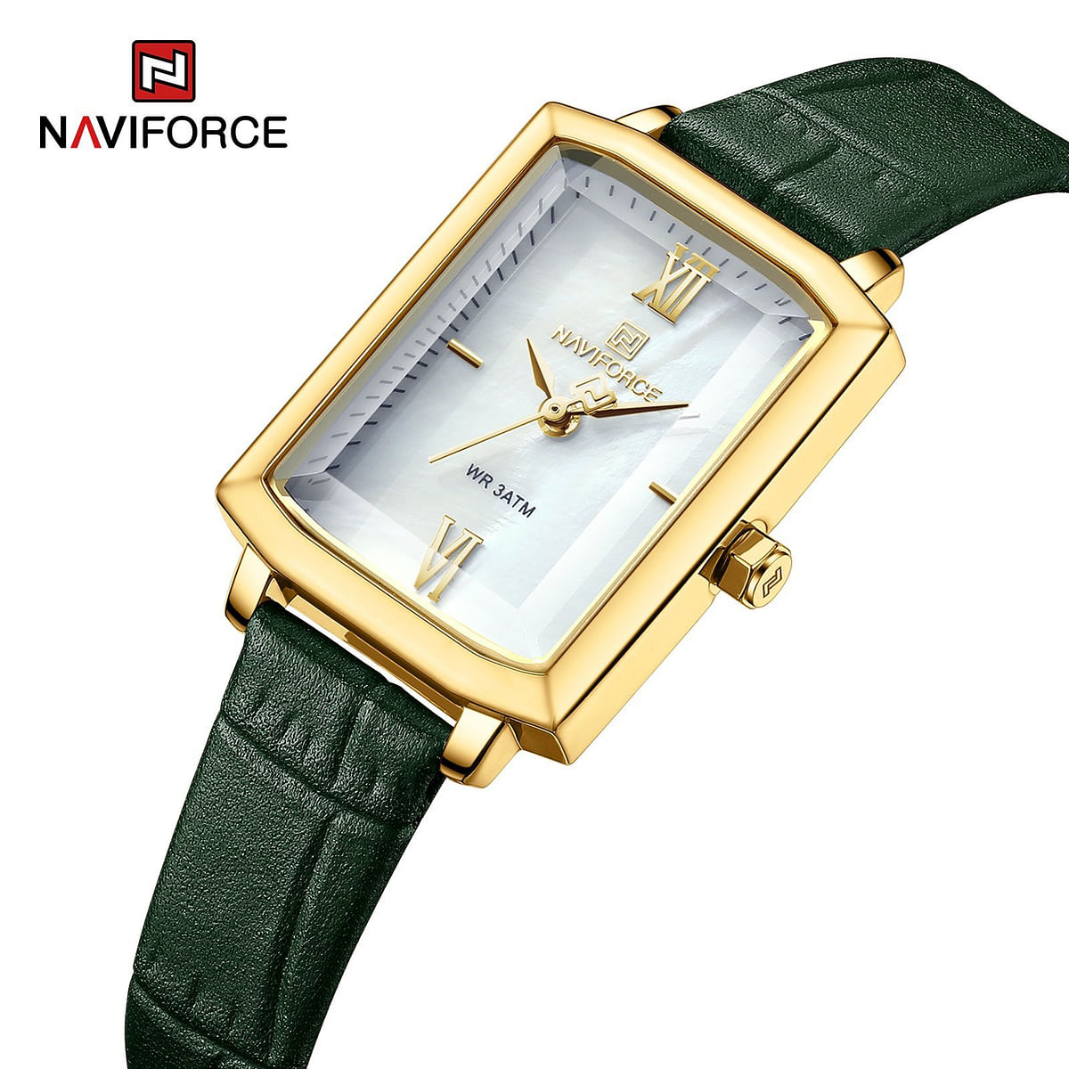 NAVIFORCE NF-5039 SQUARE EDITION FOR LADIES Green