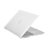 جراب Case-mate Snap-On Apple Macbook Pro 16 "2021 (USB-C) - غطاء شفاف مقاوم للصدمات والخدش ، شفاف بشعار Apple مع غطاء لوحة المفاتيح (تخطيط الولايات المتحدة والمملكة المتحدة) - شفاف