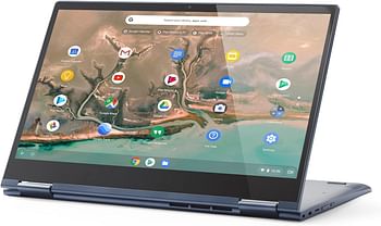 Lenovo Yoga C630 Premium Enterprise ChromeBook - 15.6'' 4K 2 in 1 X360 Touch Display - 8th Gen Core i7 Processor - 16GB RAM DDR4 - 128GB SSD - Backlit Keyboard - USB Type C -  Midnight Blue ( Full Aluminum