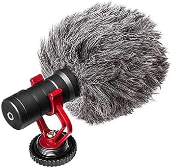 Boya by-MM1 Super-Cardioid Shotgun Microphone with Real Time Monitoring Compatible with iPhone/Android Smartphones, DSLR Cameras Camcorders for Live Streaming Audio Recording