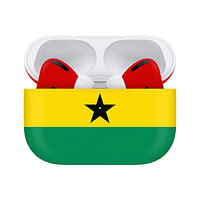 Apple Airpods Pro (2nd Generation) Customized By Caviar Glossy Ghana Flag