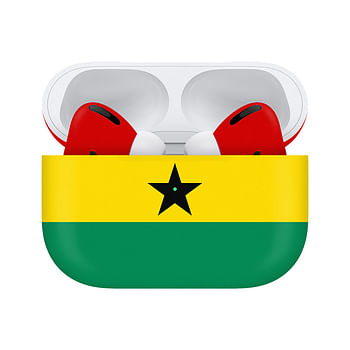 Apple Airpods Pro (2nd Generation) Customized By Caviar Glossy Ghana Flag