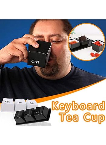 Ctrl Alt Del Tea Cups Coffee Cups Sets with Tray