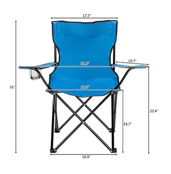 Outdoor Folding Chair Royal Blue - SNA