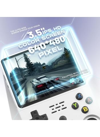 Retro Handheld Game Console Open Source R36S Video Game Console Linux System 3.5 Inch IPS Screen, Portable Pocket Video Player-Multicolour