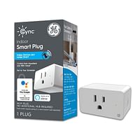 C BY GE On/Off Smart Plug with Smart Bridge, Alexa & Google Home Compatible (CPLGSTDBLW1/ST-WT1P)