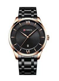 CURREN Men's Waterproof Stainless Steel BAnd Casual Quartz Watch 8356 - 42 mm - Black