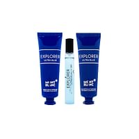 Mont Blanc Explorer Ultra Blue (M) Grooming Kit Set EDP 7.5ml + Face Cream 30ml + Cleansing Gel 30ml, Gift Set