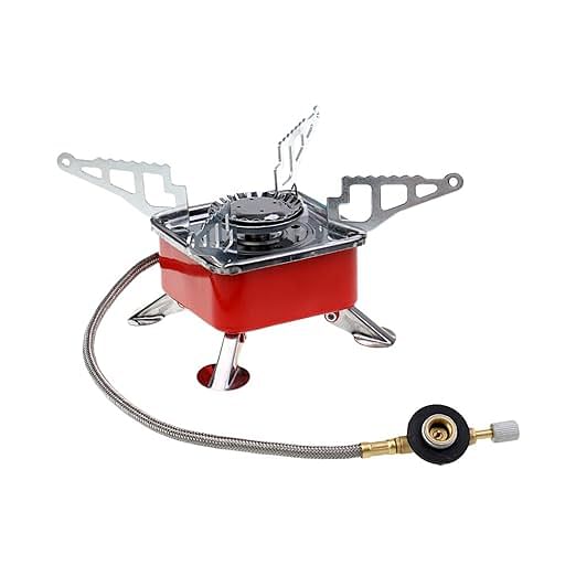 Ultra-Light Small Volume Square Folding Camping Butane Gas Stove