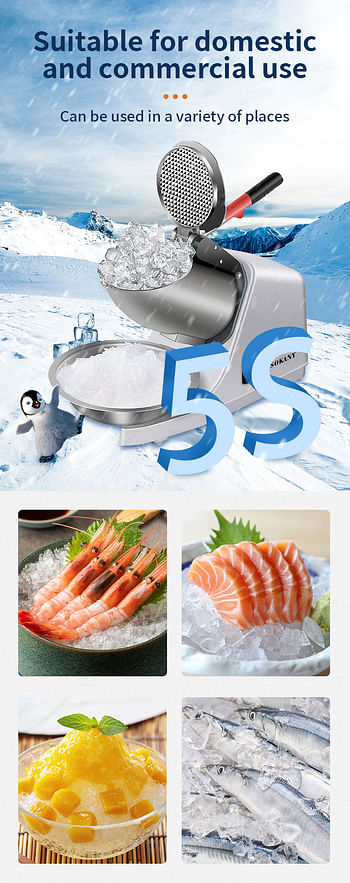 Sokany SK-777 Electric Ice Crusher Machine