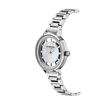 Kenneth Cole Ladies Watch,Stainless Steel, 36mm, KC51129001A -Silver