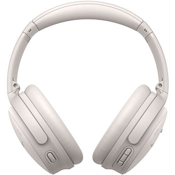 Bose Quietcomfort 45 Headphone Up to 24 Hours of Battery Life (866724-0200) White Smoke