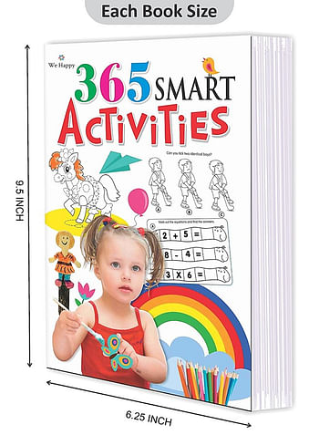 We Happy 365 الأنشطة الذكية عبارة عن كتاب تعليمي ترفيهي وممتع للأنشطة