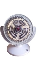 RL-F-7086 8" Air Circulation Fan with Rechargeable Battery, Operated Fan, 3600 MAH High-Capacity Battery, 180 Degree Rotation, Micro USB Charging