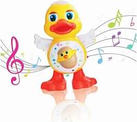 Fun Dancing Yellow Duck with Music and Light/Multicolor