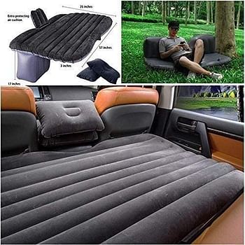 CAR Bed Inflatable Car Air Mattress with Pump (Portable) Travel Camping, Vacation | Back Seat Blow-Up Sleeping Pad | Hatchback Sedan SUV Minivan