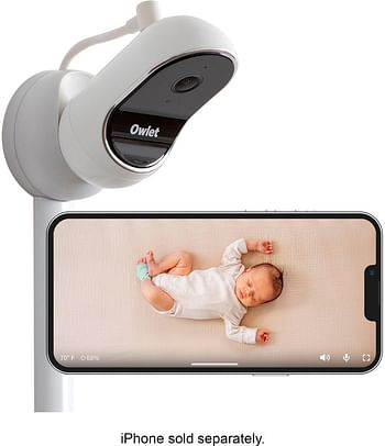 Owlet Dream Duo Sock Baby Monitor And HD Camera (PS03NMMCJ)White